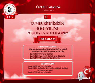 Cumhuriyetimizin 100. Yılı Coşkuyla Kutluyoruz