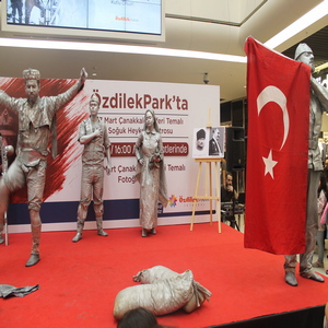 Çanakkale Zaferi Temalı Soğuk Heykel Tiyatrosu ÖzdilekPark İstanbul'da !