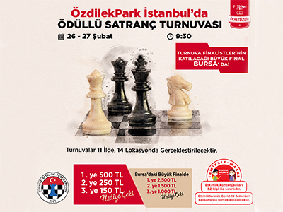 ÖzdilekPark İstanbul'da Ödüllü Satranç Turnuvası!